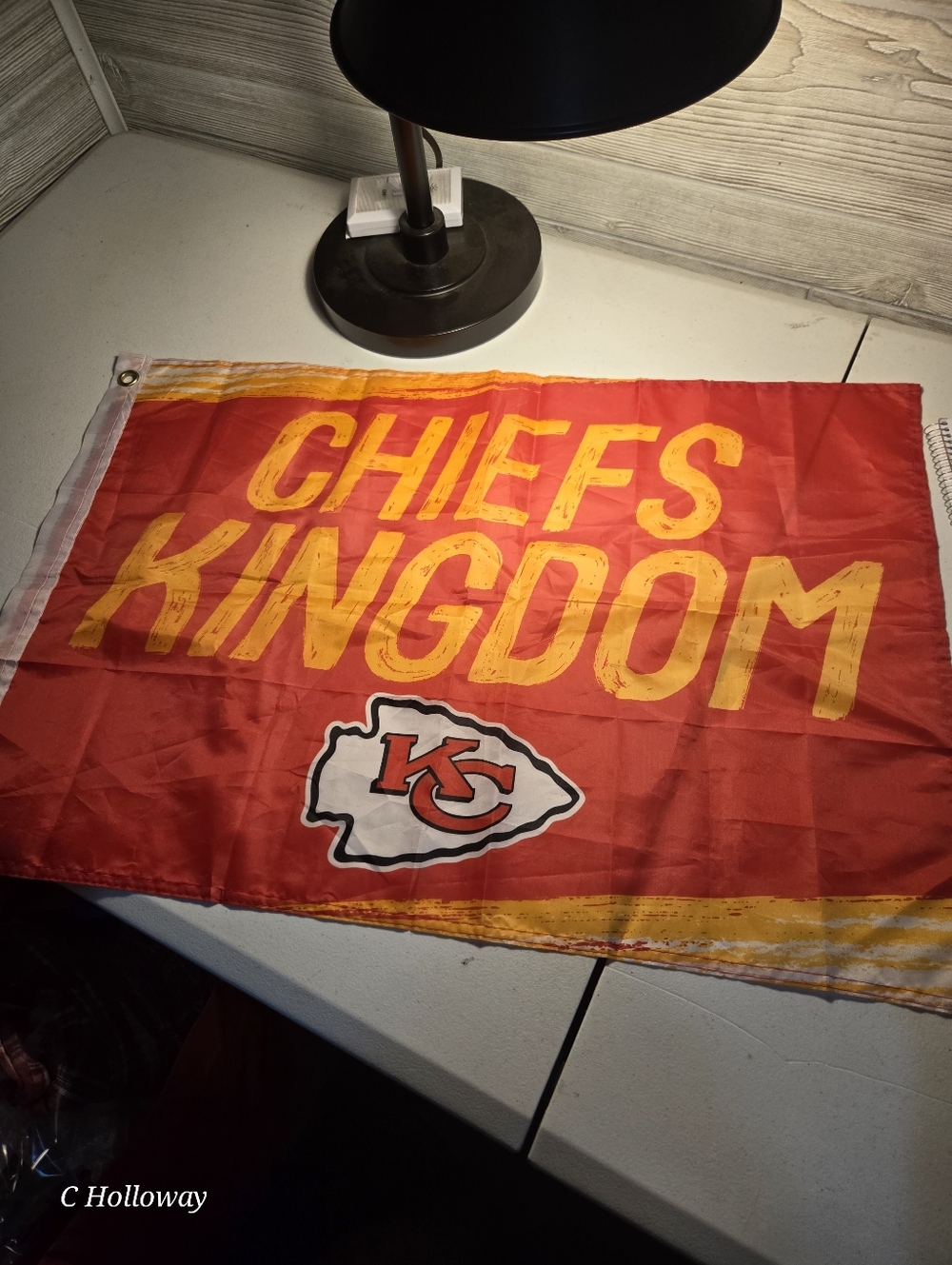 Kansas City Chiefs 2021 KC Chiefs Kingdom Red Friday Flag Collectors Series #8